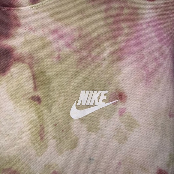 Nike Multicolor Tie-Dye Sweatshirt Hoodie Medium - Picture 4 of 4